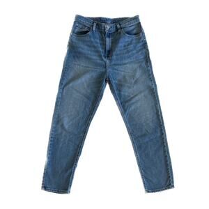 BDG High Rise Girlfriend Cropped Jeans Medium Wash Size 29